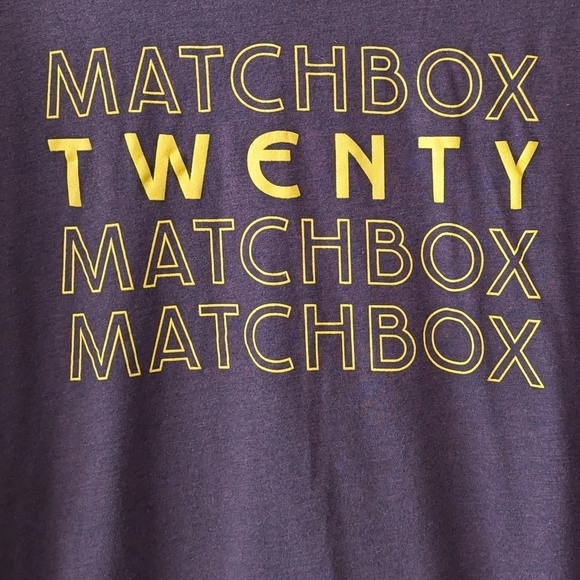 NWOT Matchbox Twenty Short Sleeve Tour Concert T-Shirt Size XL Unisex Red - Picture 2 of 5